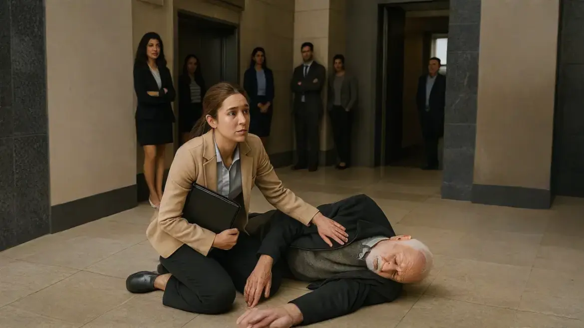 Everyone mocked the intern who helped a fallen old man! Not knowing he was the CEO’s father…
